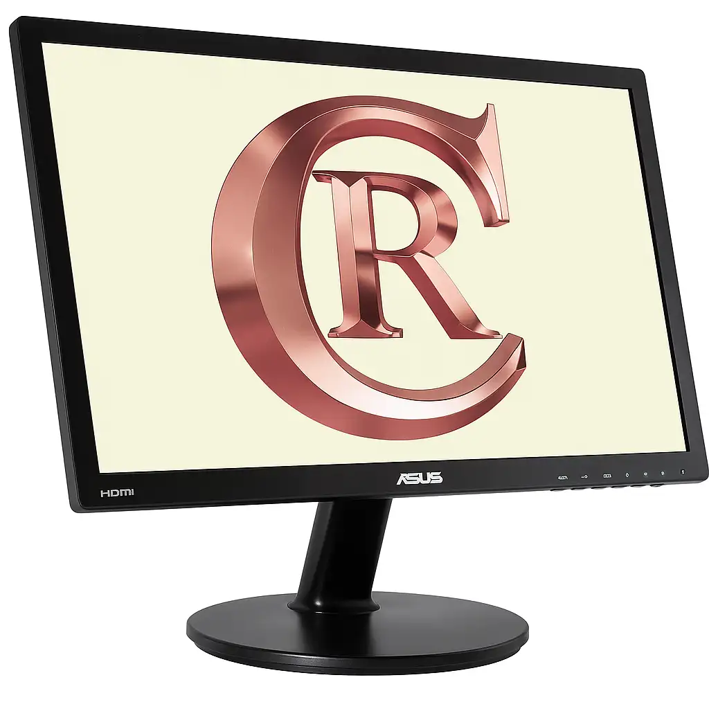 شاشة ASUS - الواجهة الخلفية